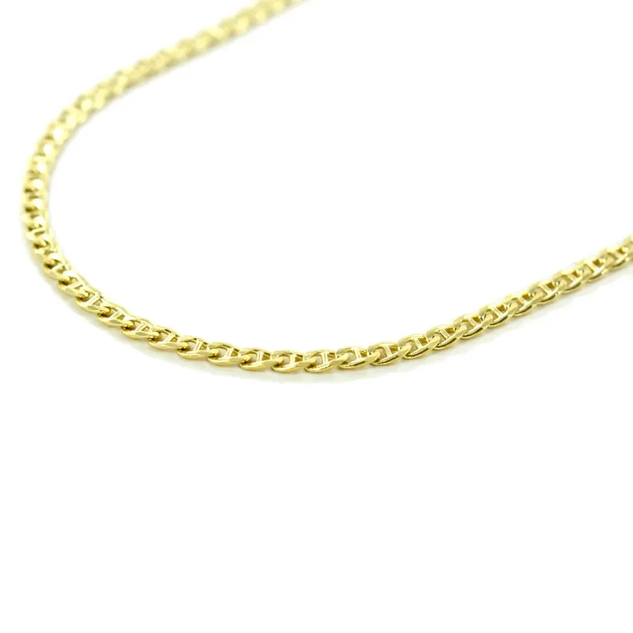 obrazek 5 Elegancki łańcuszek z żółtego złota dla mężczyzn (50 cm)