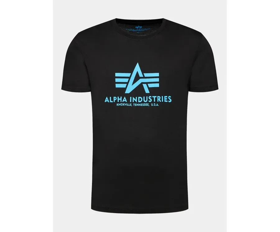 obrazek 1 Alpha Industries T-Shirt Basic 100501 Czarny Regular Fit