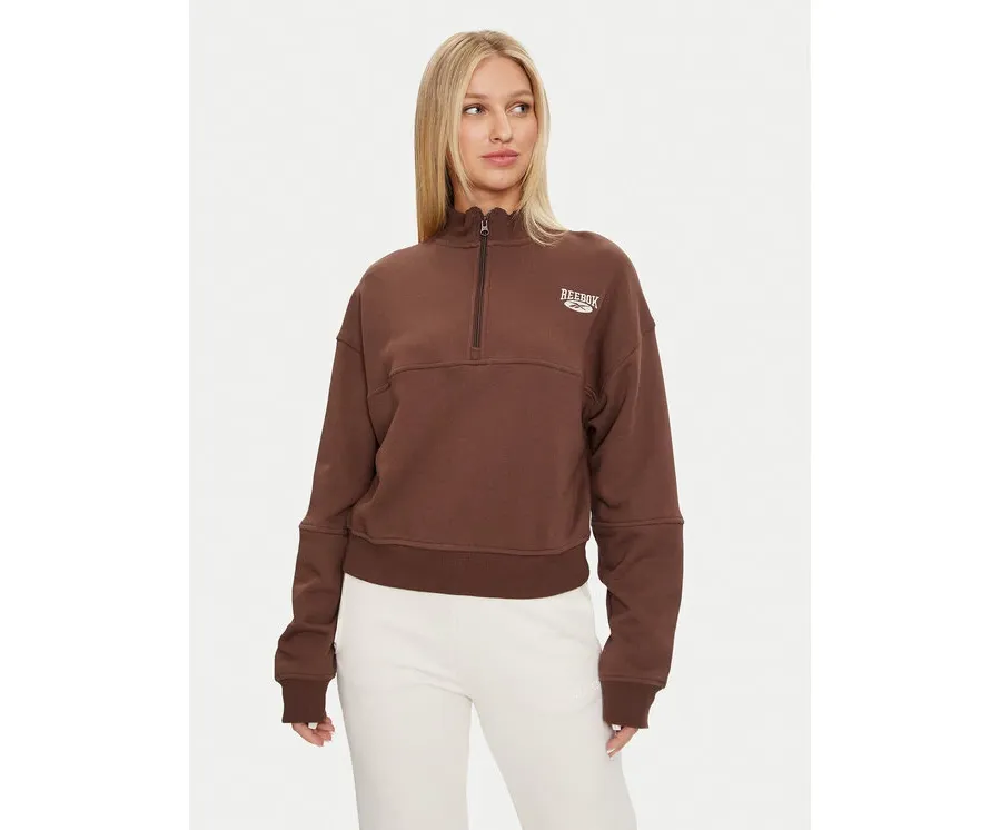 obrazek 1 Reebok Bluza Coverup 10007628 Brązowy Regular Fit