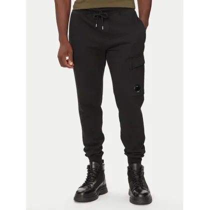 Zdjęcie C.P. Company Spodnie dresowe 18CMSP017A005086W Czarny Regular Fit