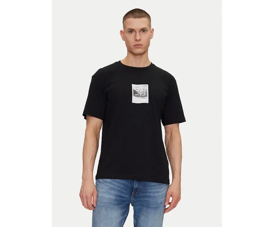 obrazek 1 HUGO T-Shirt Darthy 50537535 Czarny Relaxed Fit