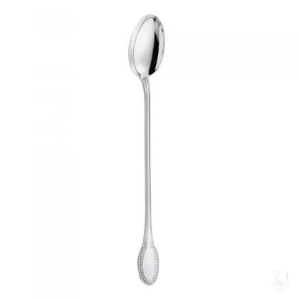 Zdjęcie Piękna stylowa długa srebrna łyżka do drinka - Zaramella Argenti