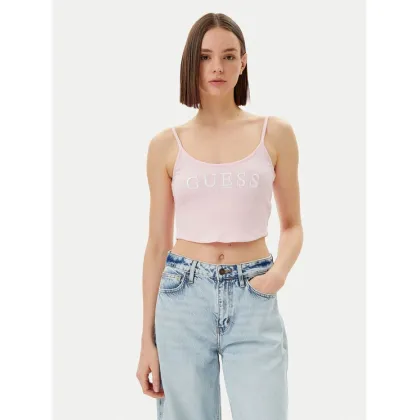 Zdjęcie Guess Top V5GP16 K8RT2 Różowy Regular Fit