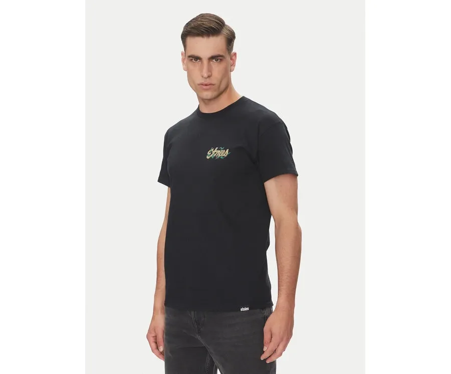 obrazek 1 Etnies T-Shirt Rose Arrow 4130004131 Czarny Regular Fit