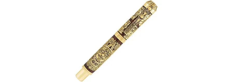 obrazek 3 ZŁOTO Rollerball Pen Mayan Calendar Montegrappa