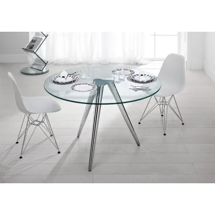 Zdjęcie Solidny, wysoki szklany stół - Tonelli Design