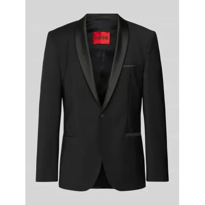 Zdjęcie Marynarka o kroju slim fit z brustaszą