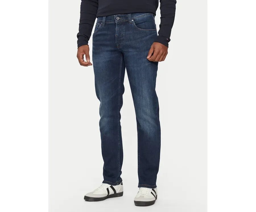 obrazek 1 Bugatti Jeansy 3108D 66671B Granatowy Slim Fit