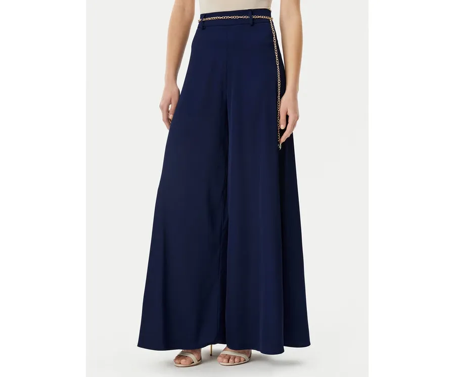 obrazek 1 Rinascimento Spodnie materiałowe CFC012258200 Granatowy Regular Fit