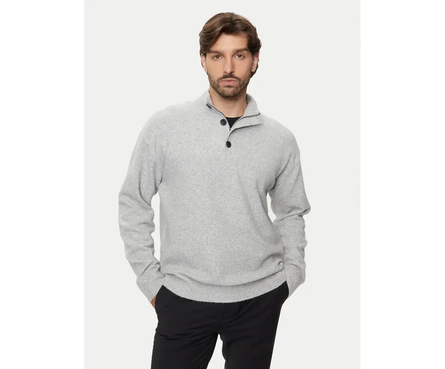 obrazek 1 Calvin Klein Sweter K10K113751 Szary Regular Fit