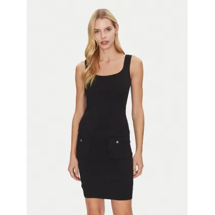 Zdjęcie Guess Sukienka dzianinowa W5RK17 Z2YJ2 Czarny Slim Fit