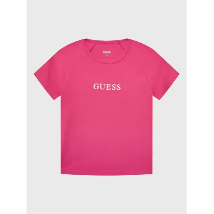 Zdjęcie Guess T-Shirt J3RI34 KABR0 Różowy Regular Fit