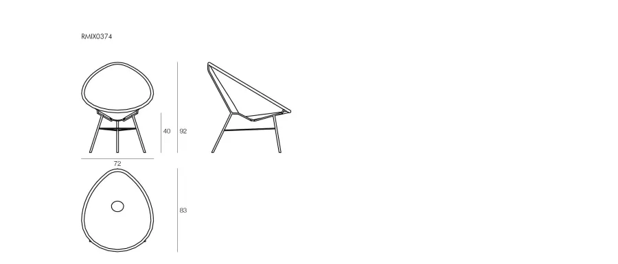 obrazek 5 Luksusowy fotel wypoczynkowy Remix do ogrodu