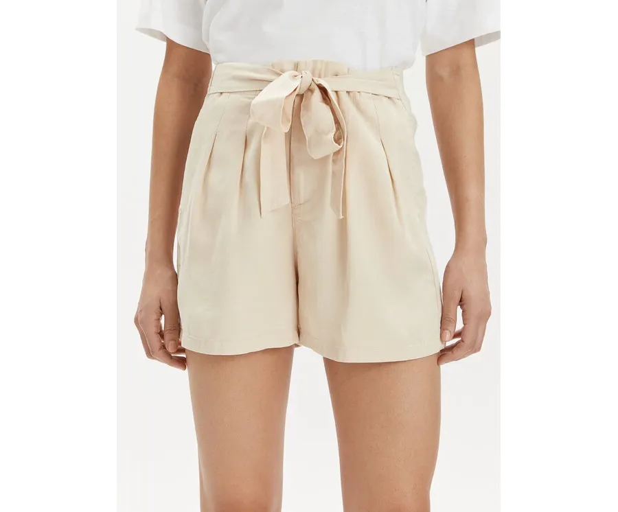 obrazek 1 Vero Moda Szorty materiałowe Mia 10209543 Beżowy Slim Fit