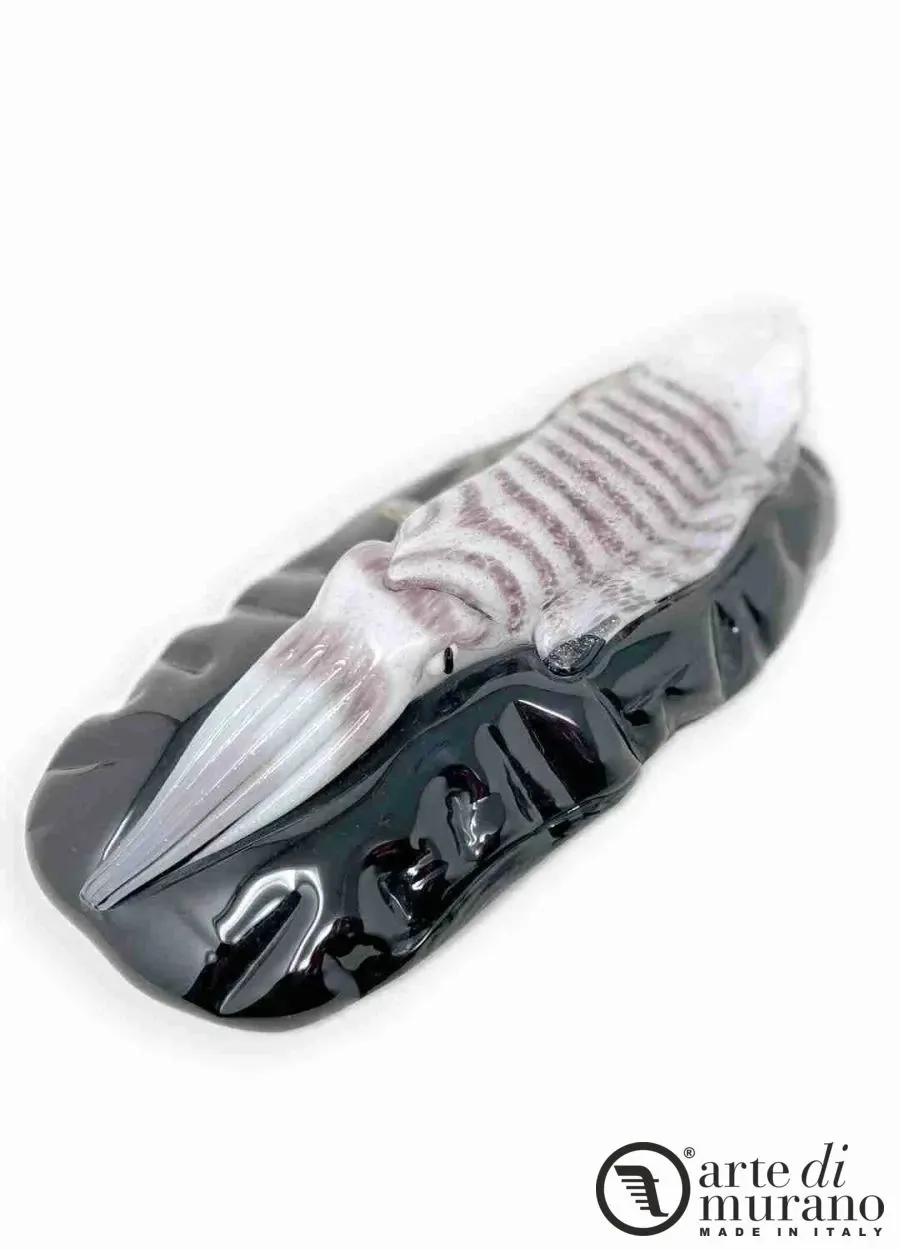 obrazek 1 Ciekawa rzeźba mątwy wykonana ze szkła Murano