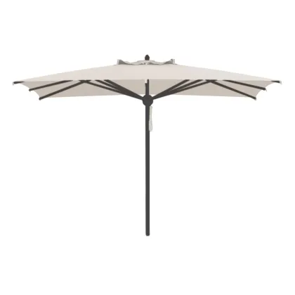 Zdjęcie Wyjątkowy kwadratowy parasol z aluminiowym słupkiem, średnicy 300 cm do ogrodu i na taras