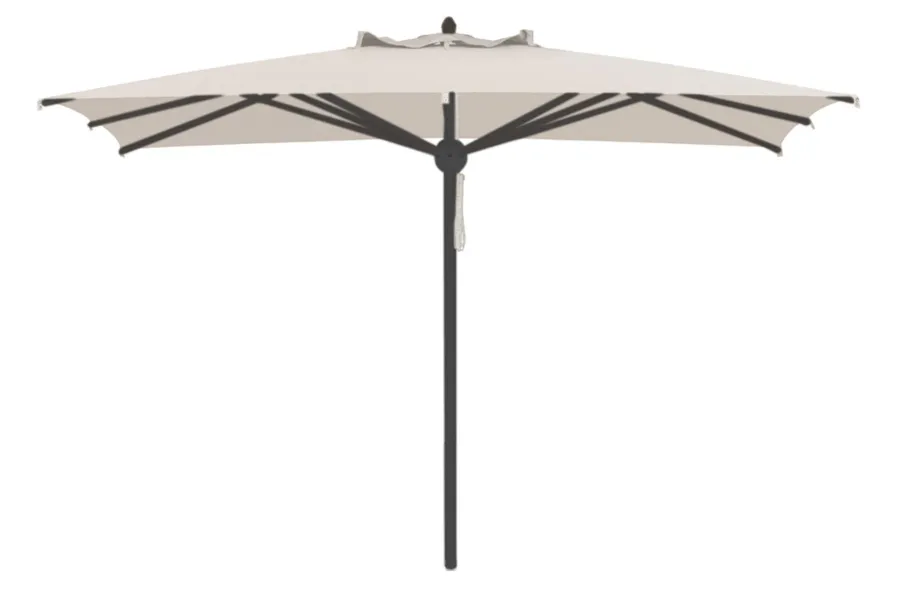 obrazek 1 Wyjątkowy kwadratowy parasol z aluminiowym słupkiem, średnicy 300 cm do ogrodu i na taras