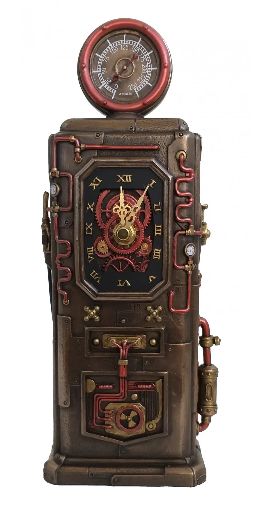 obrazek 1 Klasyczny steampunkowy zegar w kształcie dystrybutora paliwa