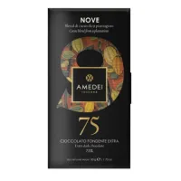 Zdjęcie Ciemna czekolada Nove extra 75%, Amedei, 50g