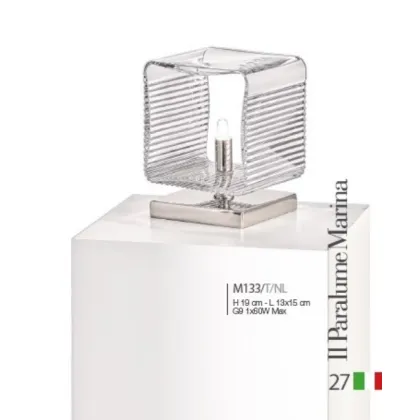 Zdjęcie Lampa stołowa kryształowa o unikalnym designie - Il Paralume Marina