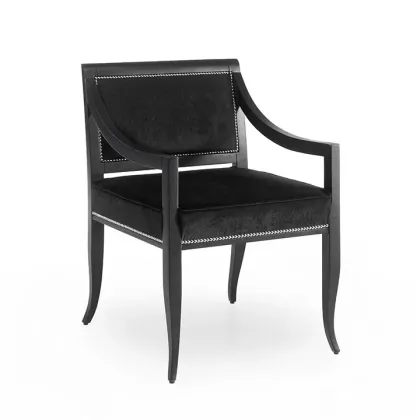 Zdjęcie Czarny wygodny fotel w stylu nowoczesnym - Sevensedie