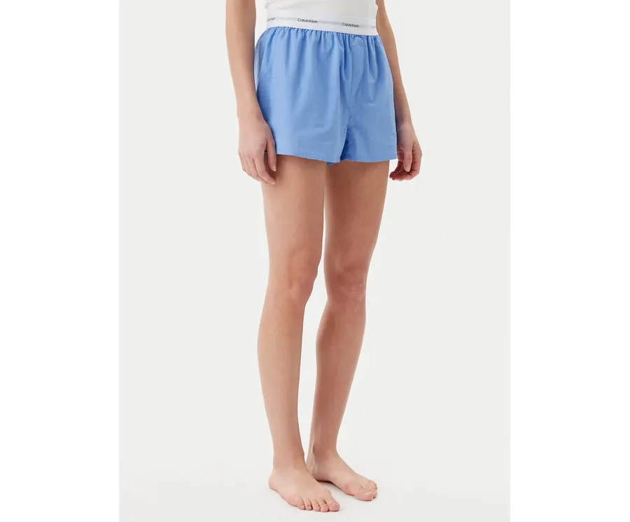 obrazek 1 Calvin Klein Underwear Szorty piżamowe LV00QS7411 Niebieski Relaxed Fit