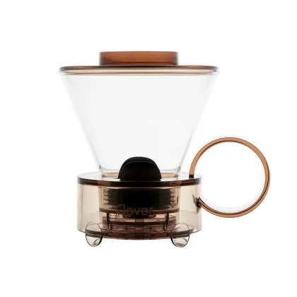 Zdjęcie Clever Dripper zaparzacz szklany przeźroczysty brązowy CLEVER