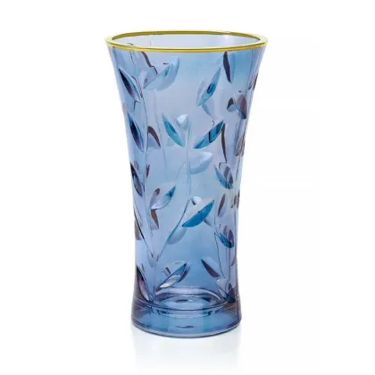 Zdjęcie Artystyczny wazon Laurus ze szkła murano 25 cm