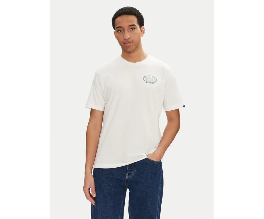 obrazek 1 Vans T-Shirt Road Stop VN000M67 Écru Regular Fit