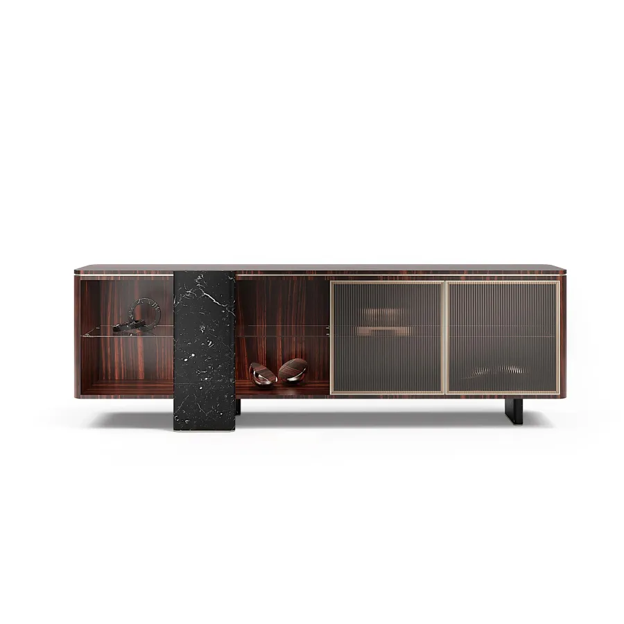 obrazek 5 Luksusowy modernistyczny kredens do salonu - prosto z Włoch