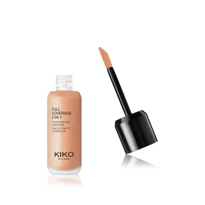 Zdjęcie KIKO Milano Full Coverage 2-in-1 Podkład w płynie 25 ml Warm Rose 50