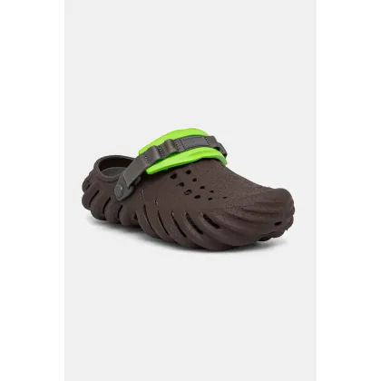 Zdjęcie Crocs klapki Echo Sandstorm Clog męskie kolor brązowy 210482