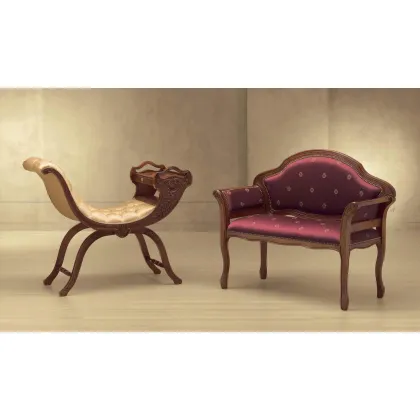 Zdjęcie Luksusowa sofa i ławka w stylu francuskim – Morello Gianpaolo