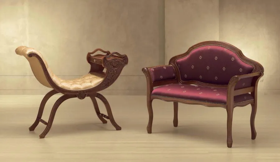 obrazek 1 Luksusowa sofa i ławka w stylu francuskim – Morello Gianpaolo