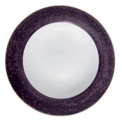 Zdjęcie Wyjątkowy głęboki talerz porcelanowy Golden Velvet