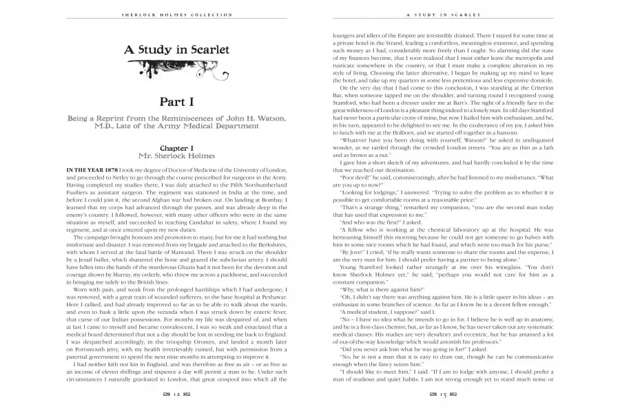 obrazek 2 Książka Opowiadania Sherlocka Holmesa - Flame Tree Publishing