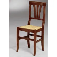 Picture Stylish chair with a straw seat - Fratelli Mirandola