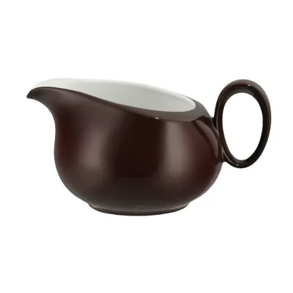 Zdjęcie Ekskluzywna piękna porcelanowa sosjerka w kolorze ciemnej czekolady - Seltmann Weiden