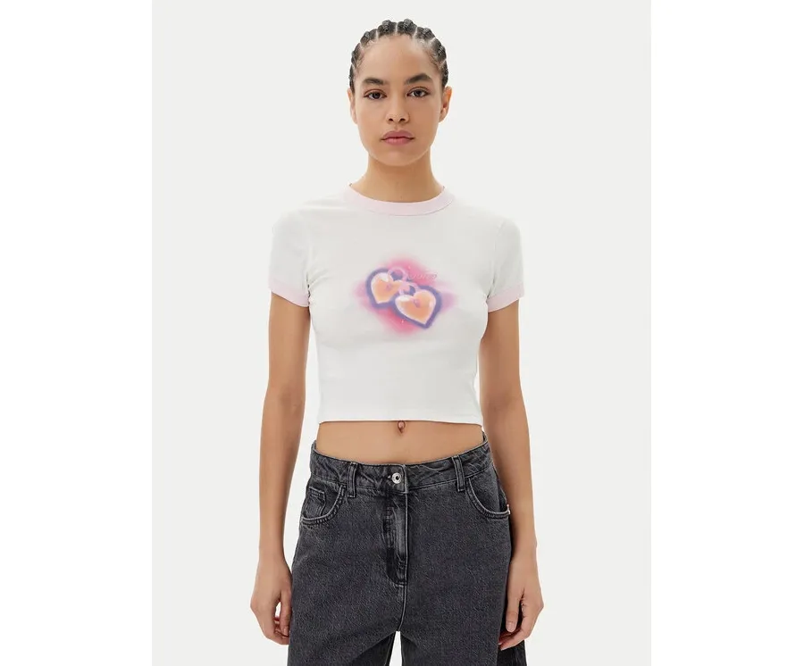 obrazek 1 HUGO T-Shirt Dalia 50537476 Biały Slim Fit