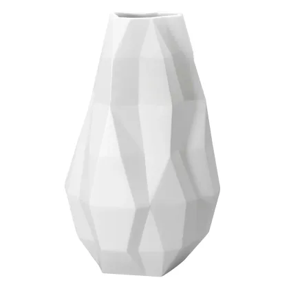 Zdjęcie Stylowy wysoki wazon wykonany z porcelany z kolekcji Quartz - Vista Alegre