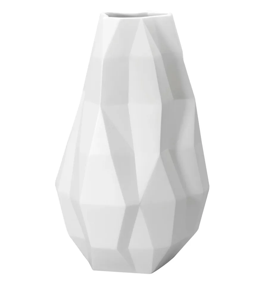 obrazek 1 Stylowy wysoki wazon wykonany z porcelany z kolekcji Quartz - Vista Alegre