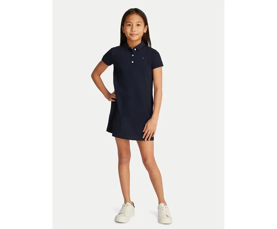 obrazek 1 Tommy Hilfiger Sukienka codzienna Essential KG0KG08564 D Granatowy Regular Fit