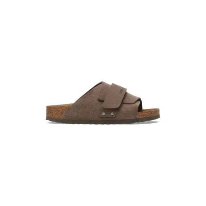 Zdjęcie Birkenstock klapki skórzane Kyoto kolor zielony 1029137