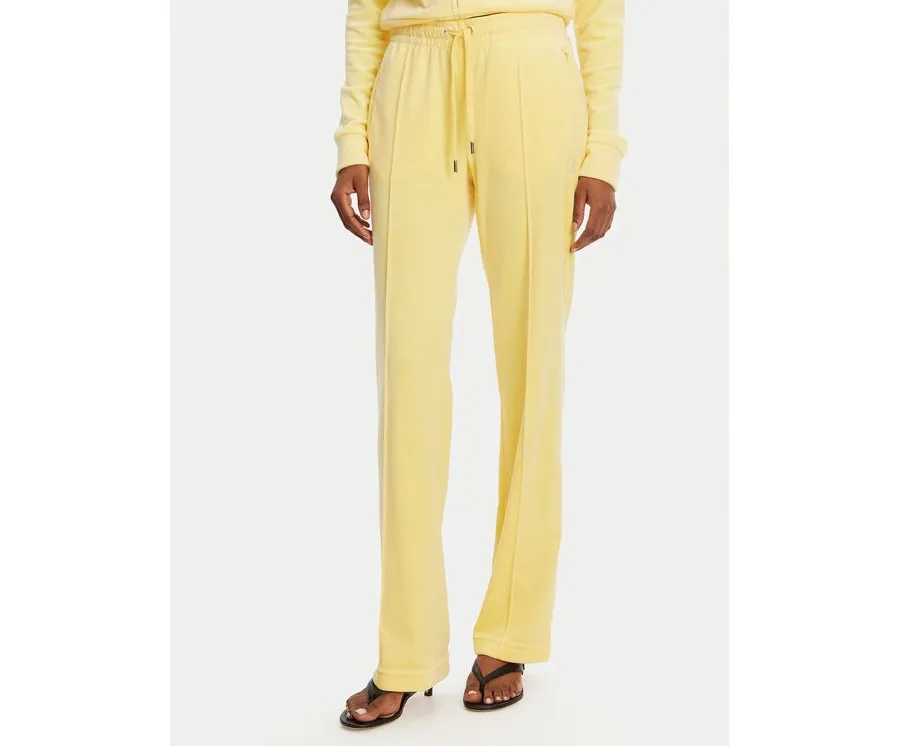 obrazek 1 Juicy Couture Spodnie dresowe Tina JCAPW045 Żółty Regular Fit