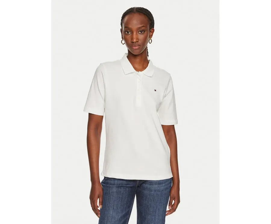 obrazek 1 Tommy Hilfiger Polo 1985 WW0WW43224 Écru Regular Fit