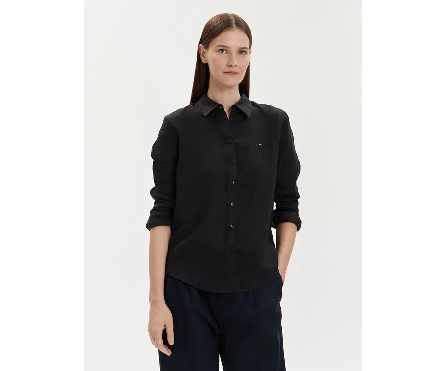 obrazek 1 Tommy Hilfiger Koszula WW0WW42037 Czarny Relaxed Fit