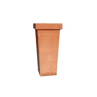 Zdjęcie Stylowy wazon do ogrodu 53 cm o trapezowym kształcie - Goti Terrecotte