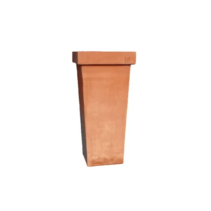 Zdjęcie Stylowy wazon do ogrodu 53 cm o trapezowym kształcie - Goti Terrecotte