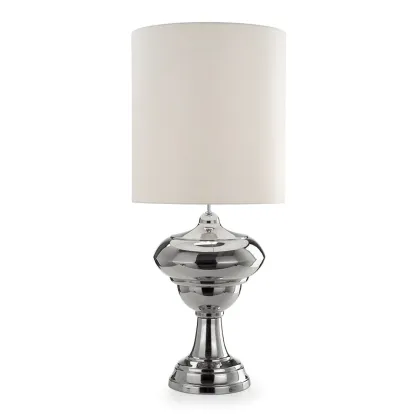 Zdjęcie Stylowa ceramiczna lampa stołowa H.56xL.41xP.41 cm