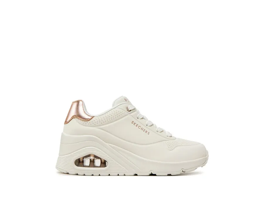 obrazek 1 Skechers Sneakersy Uno Wedge - Hi Steps 177520/WHT Biały